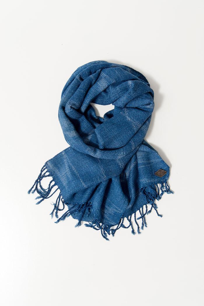 Indigo People NAGA SCARF - Hand Loomed Ikat