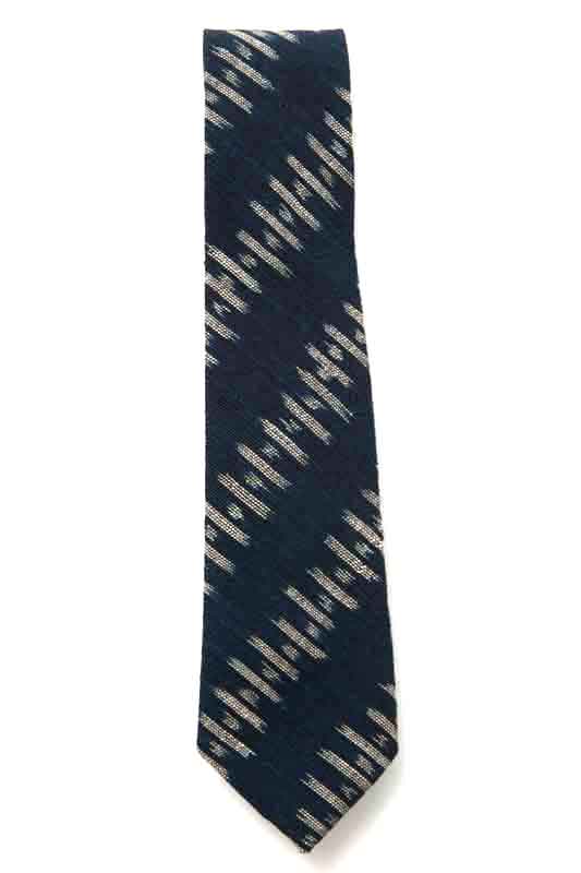 Indigo People OKITA NECKTIE - Hand Loomed Ikat