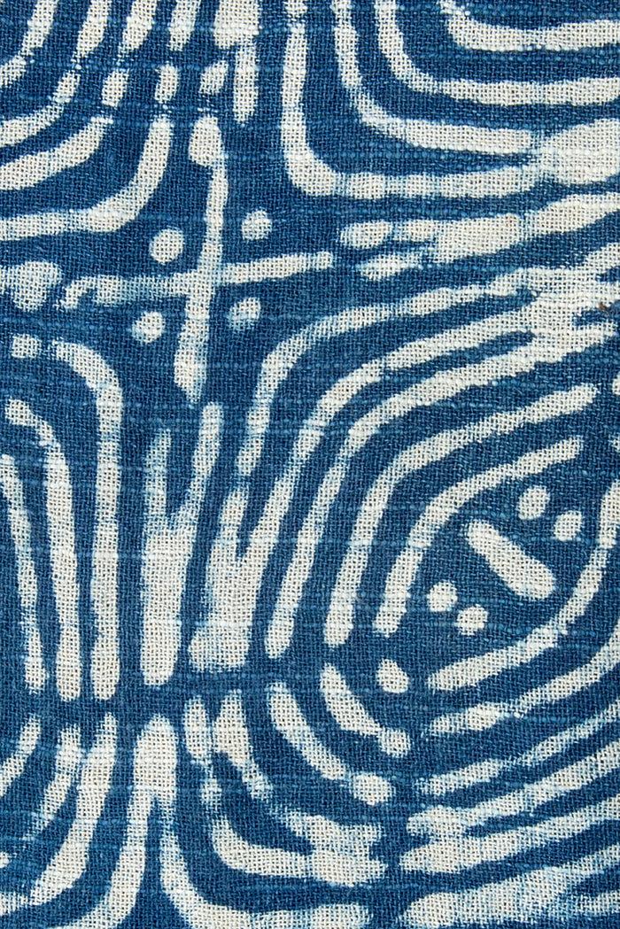 Indigo People PADI SCARF - Mud Resist Block Print