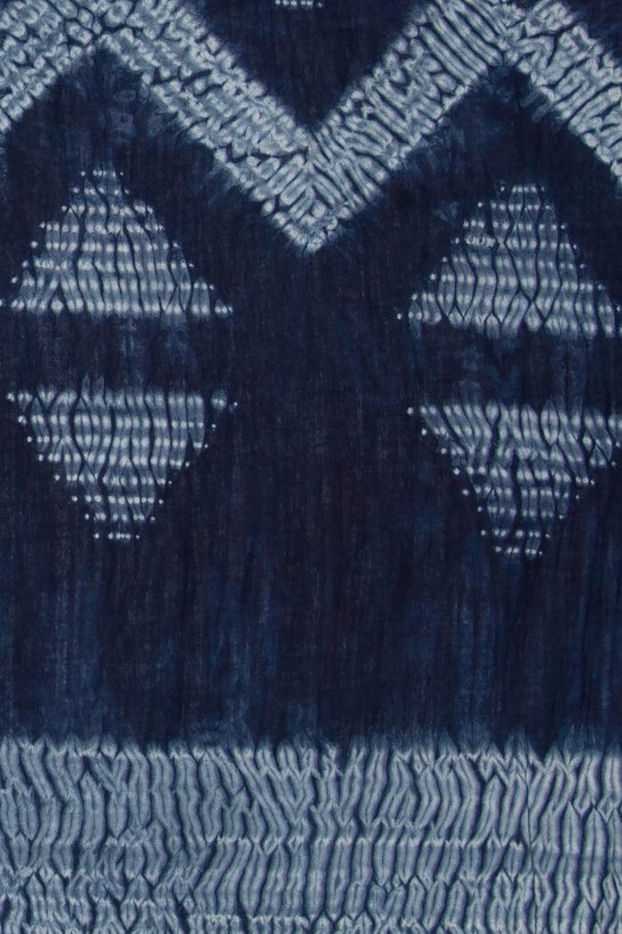 Indigo People PIRA STOLE - Bandhani Tie And Dye
