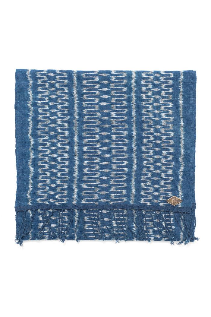 Indigo People PYTHON SCARF - Hand Loomed Ikat