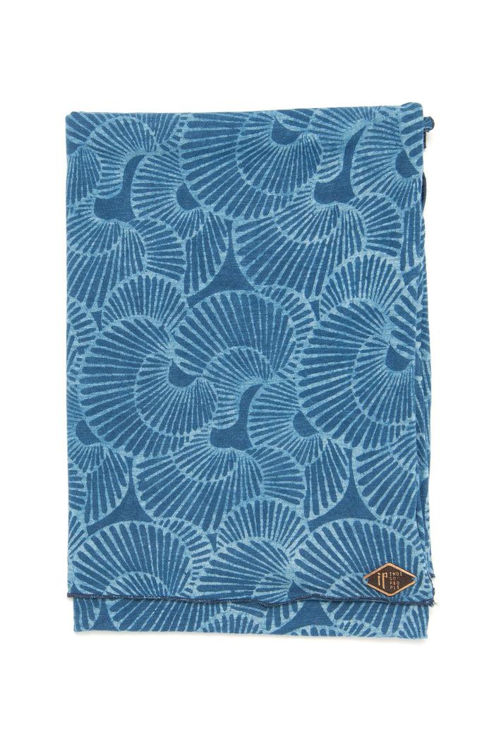 Indigo People SHELL SCARF - Mud Resist Block Print