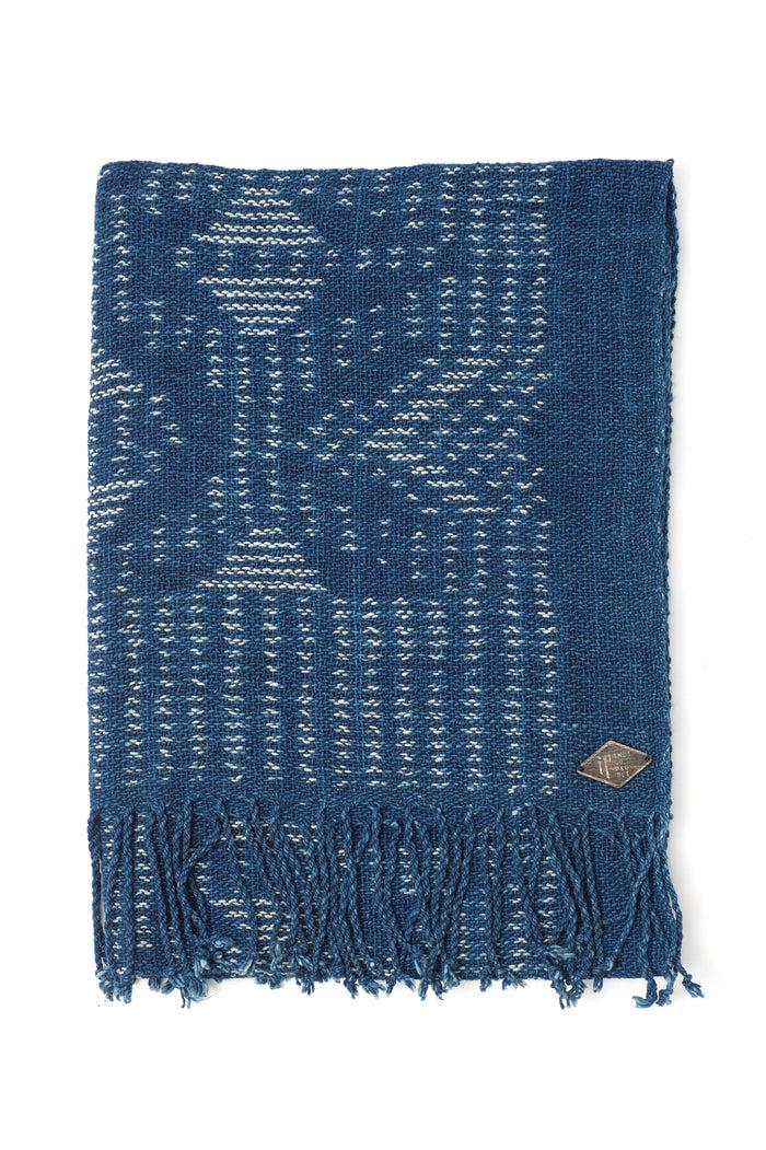Indigo People SHINE SCARF - Hand Loomed Ikat