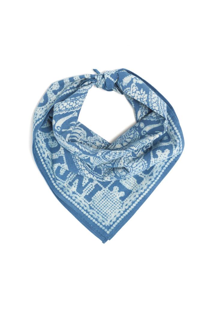 Indigo People SHINWA BANDANA - Batik Screen Print