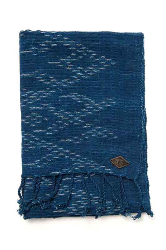 Indigo People SHITO SCARF - Hand Loomed Ikat