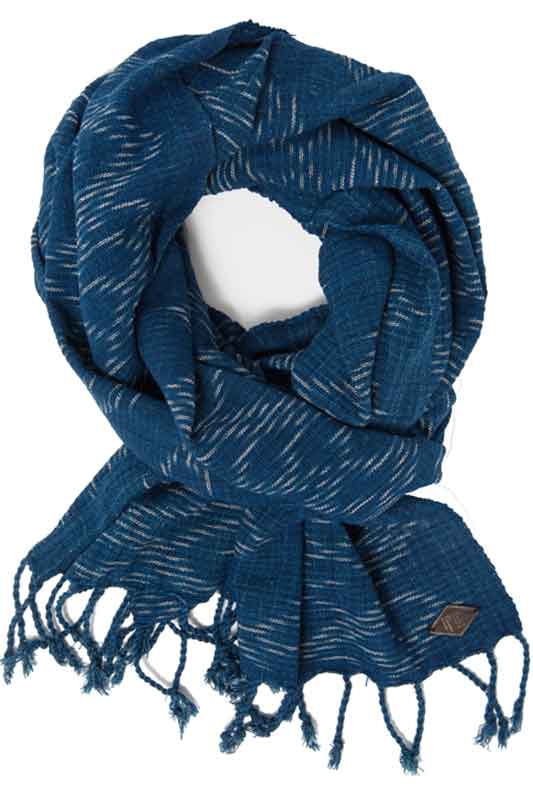 Indigo People SHITO SCARF - hand loomed ikat