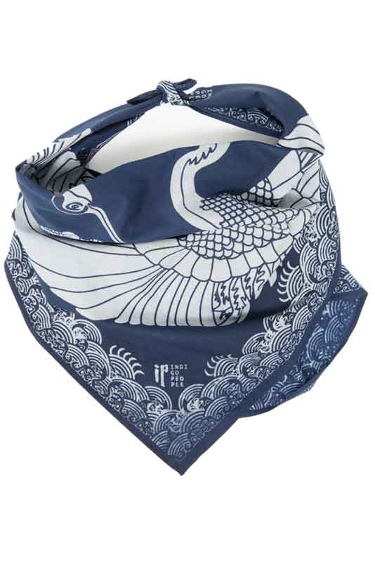 Indigo People TORI BANDANA - Batik Screen Print