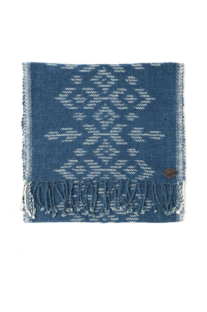 Indigo People TRACK SCARF - Hand Loomed Ikat
