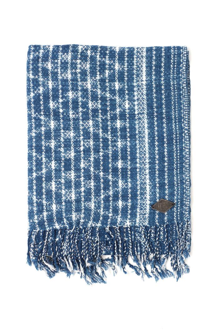 Indigo People TRAP SCARF - Hand Loomed Ikat