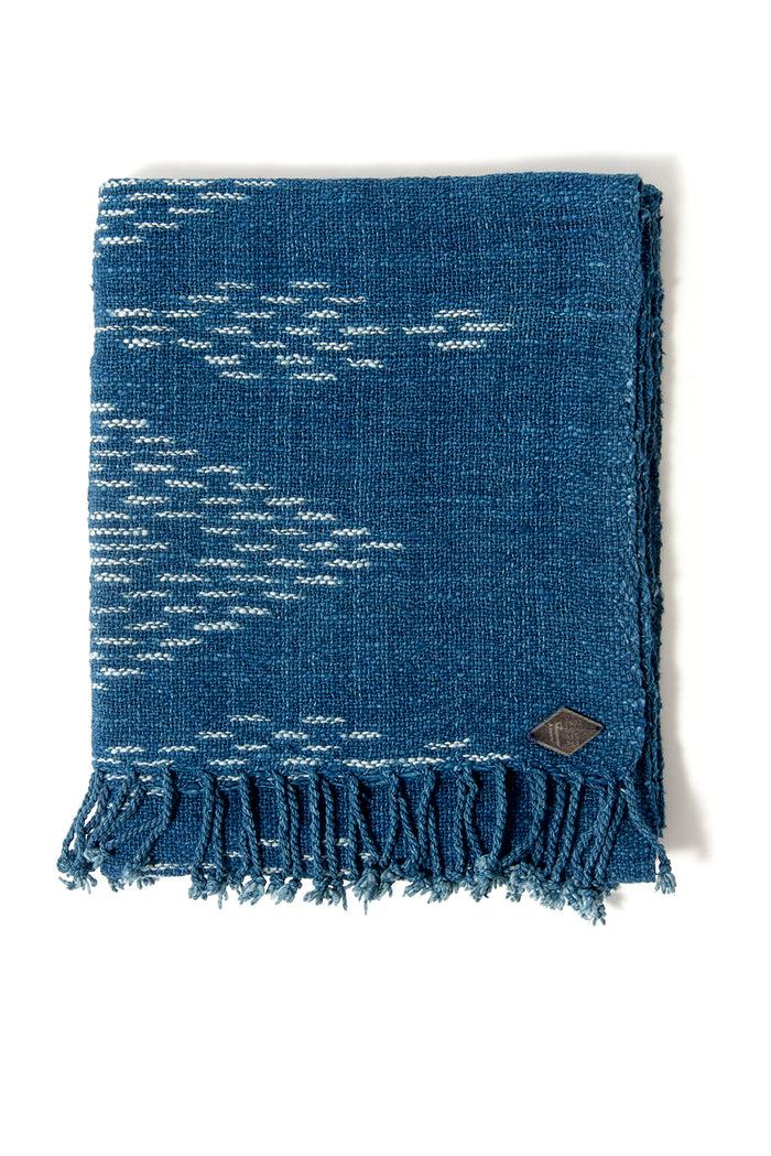 Indigo People TSUBA SCARF - Hand Loomed Ikat