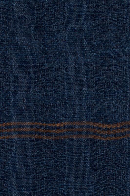 Indigo People TSURU SCARF - Hand Loomed Open Weave