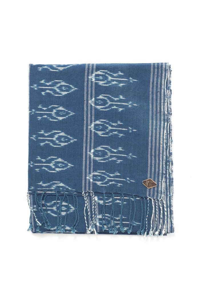 Indigo People TULIP SCARF - Hand Loomed Ikat