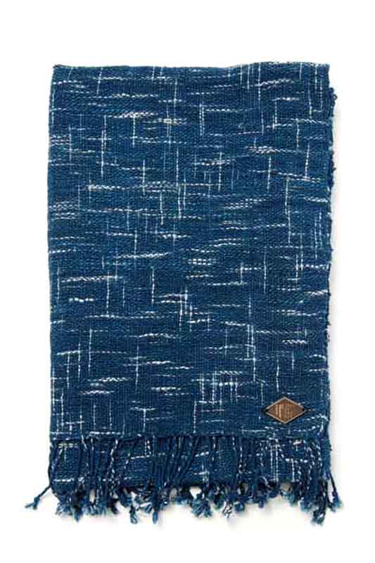 Indigo People YUKI SCARF - Hand Loomed Ikat