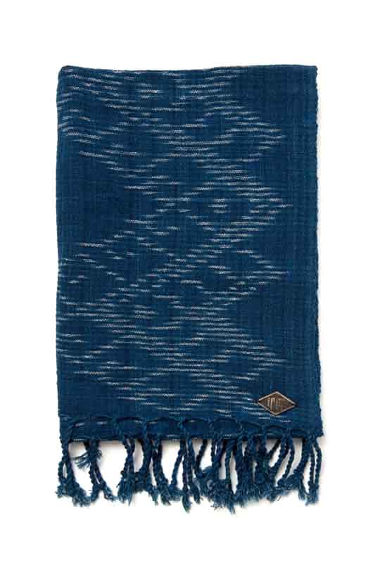 Indigo People YUMI SCARF - Hand Loomed Ikat