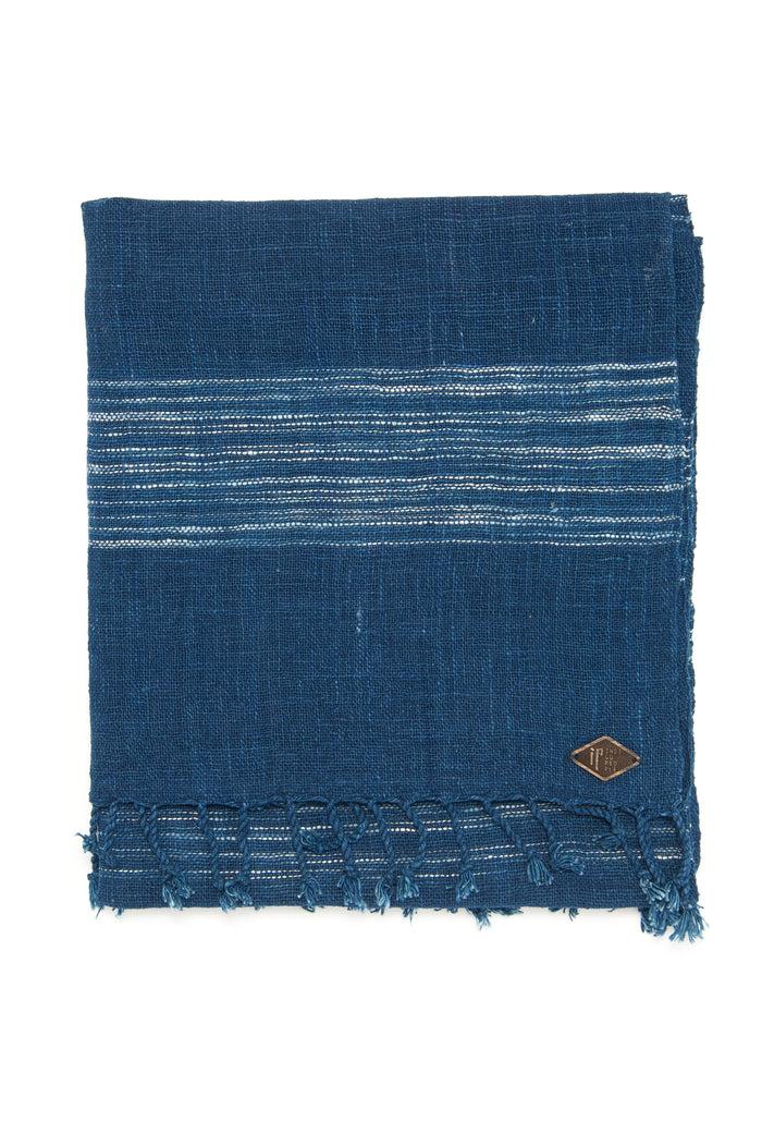 Indigo People ZEBRA SCARF - Hand Loomed Ikat