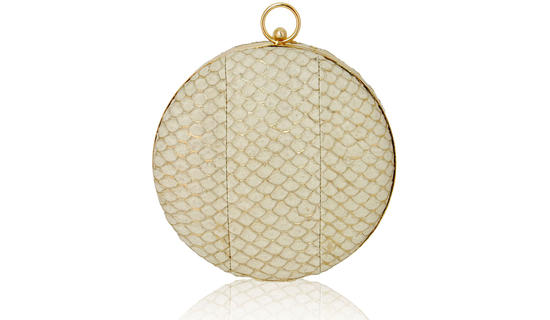 inge christopher Athena Canteen Minaudiere Eggshell