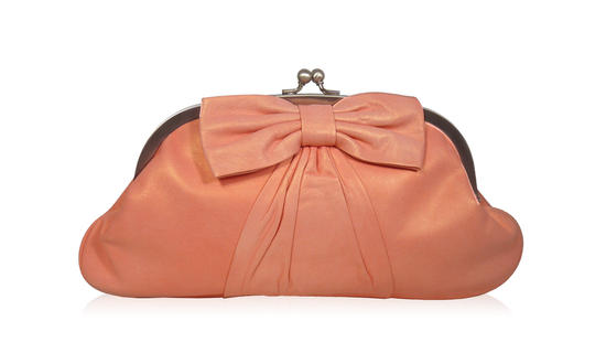 inge christopher Breast Cancer Awareness Framed Clutch Pink