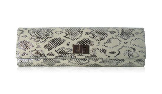Inge Christopher Alia Long Clutch Pewter