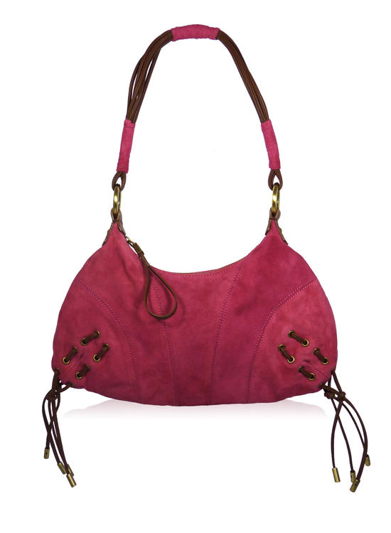inge christopher Brandy Hobo Shoulder Bag Pink