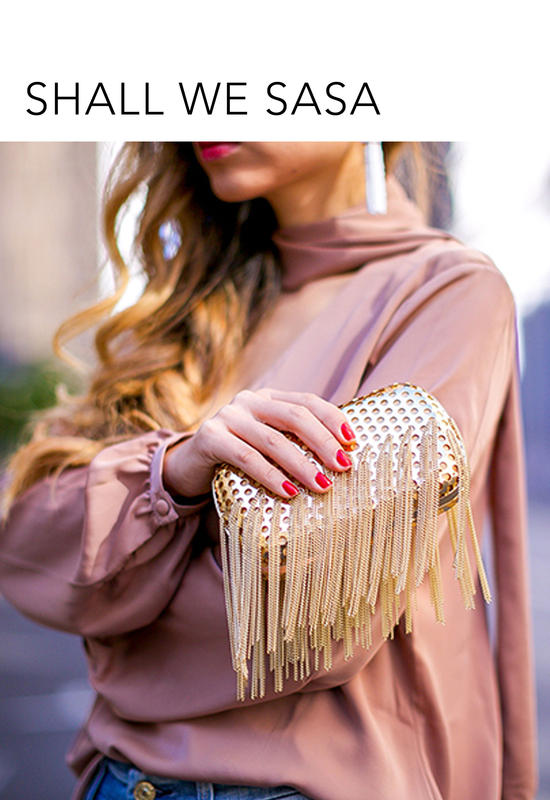 Inge Christopher Cameron Crossbody Minaudiere Gold