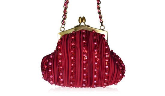 Inge Christopher Cyprus Framed Pouch Chartreuse