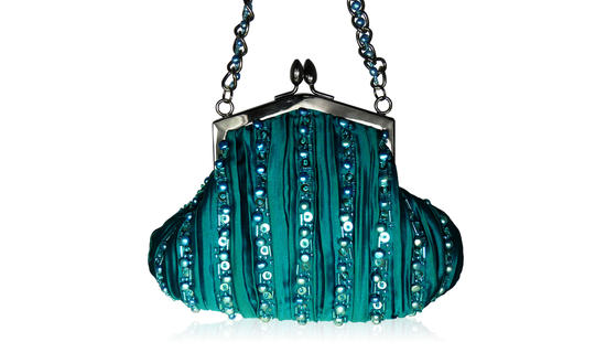 Inge Christopher Cyprus Framed Pouch Chartreuse