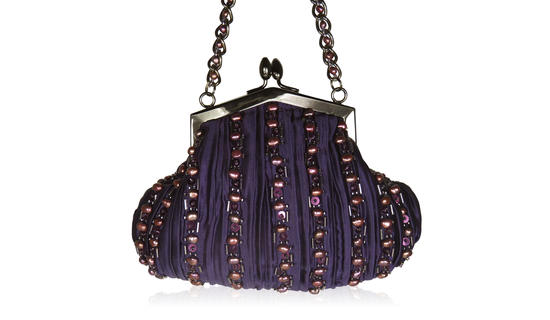 Inge Christopher Cyprus Framed Pouch Ruby