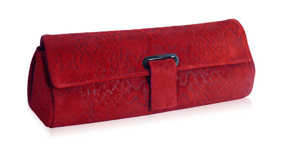 Inge Christopher Frida Roll Clutch Purple