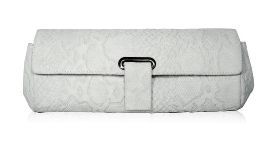 Inge Christopher Frida Roll Clutch White