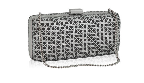 Inge Christopher Ischia Minaudiere Pewter/Silver