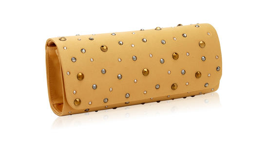 Inge Christopher Krystle Flap Clutch Bronze