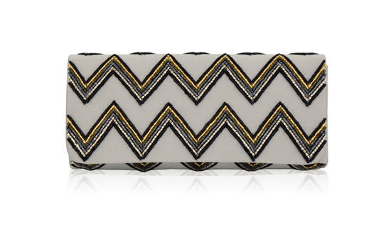inge christopher Malta Clutch Grey