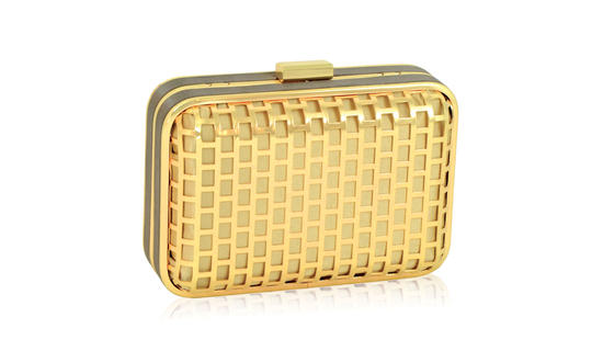 Inge Christopher Olga Cage Minaudiere Black Multi