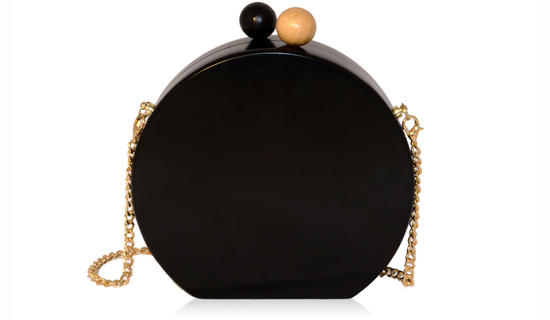 inge christopher Ornella Canteen Minaudiere Black