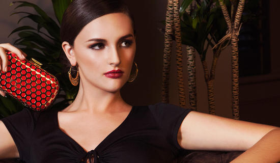 Inge Christopher Palermo Minaudiere Red