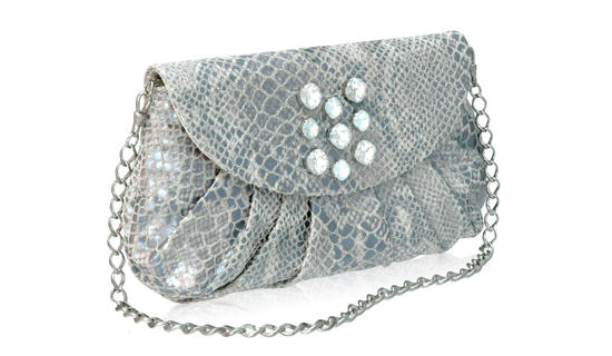 Inge Christopher Santa Ana Flap Clutch Gold