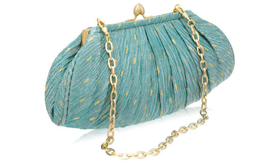 Inge Christopher Santa Paula Frame Clutch Pewter