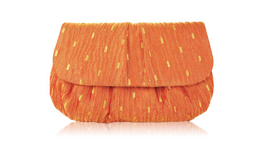 inge christopher Santa Paula Mini Clutch Coral