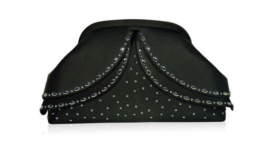 Inge Christopher Wings Curved Clutch Chartreuse