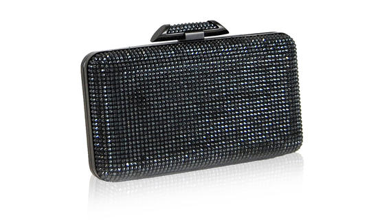 inge christopher Jacqueline Crystal Minaudiere Black