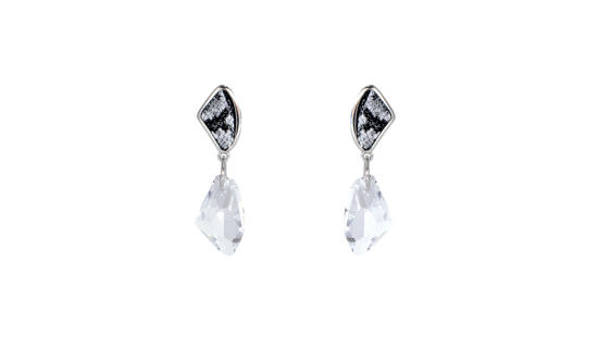 Inge Christopher Kentfield Crystal Drop Earrings Gold