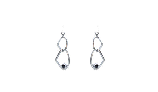 Inge Christopher San Anselmo Crystal Drop Earrings Silver / Crystal