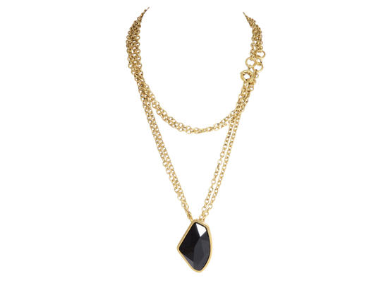 Inge Christopher San Anselmo Crystal Pendant Necklace Gold / Crystal