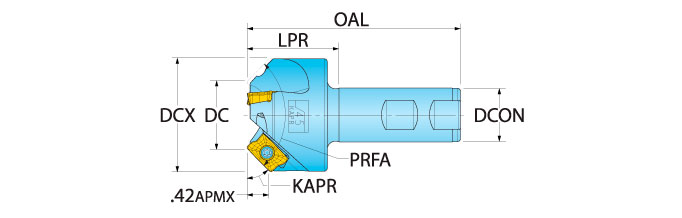 Ingersoll Series: 12N1G - Chamfer End Mill