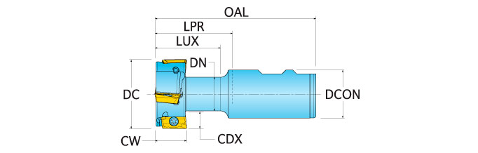 Ingersoll Series: 12T1B - T-Slot End Mill