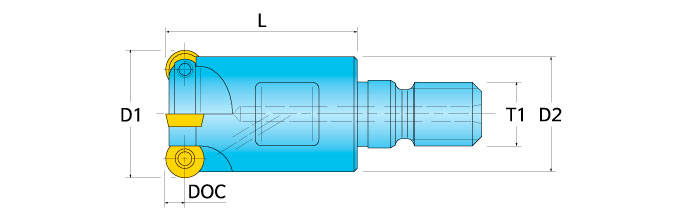 Ingersoll Series: 15B1 - Button End Mill