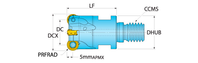 Ingersoll Series: 15B1A - Button End Mill