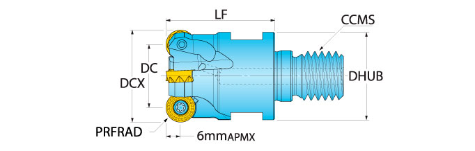 Ingersoll Series: 15B1B - Button End Mill