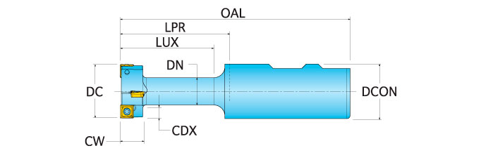 Ingersoll Series: 15T1D - T-Slot End Mill