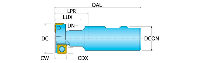Ingersoll Series: 15T1E - T-Slot End Mill